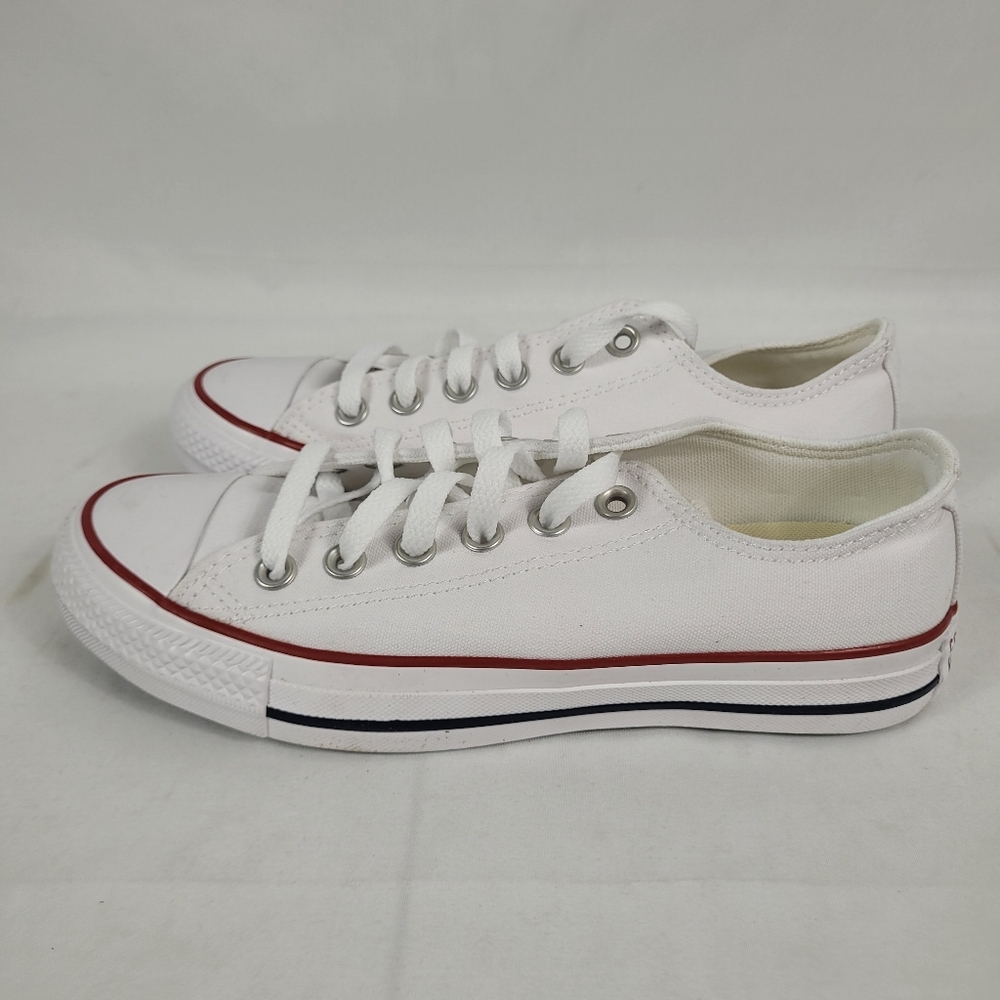 Converse Chuck Taylor All Star Low Top Shoes Sneakers White Unisex M-5, W-7 NIB - Picture 3 of 10